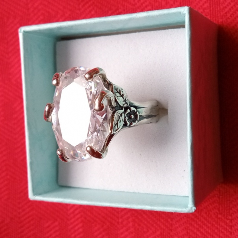 925 Silver Elegant Statement Women's Ring - image 1